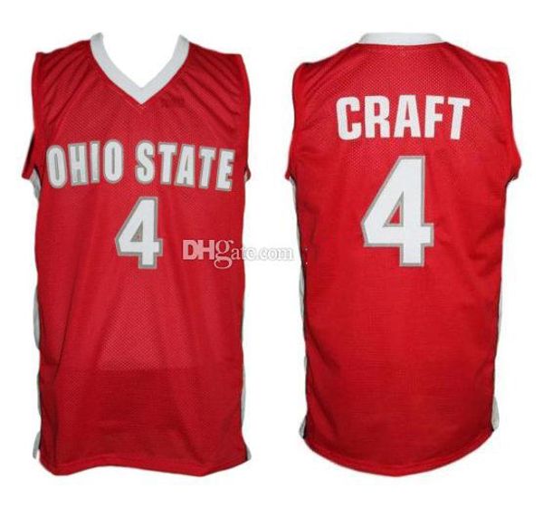 Ohio State Buckeyes College Aaron Craft #4 Retro Basketball Trikot Männer Ed Custom Number Name Jerseys