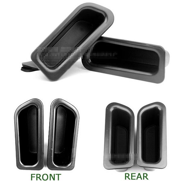 

2pcs front rear door container armrest storage box for v/olvo xc60 2008-2015 1pcs right & 1pcs left black abs plastic 100% new