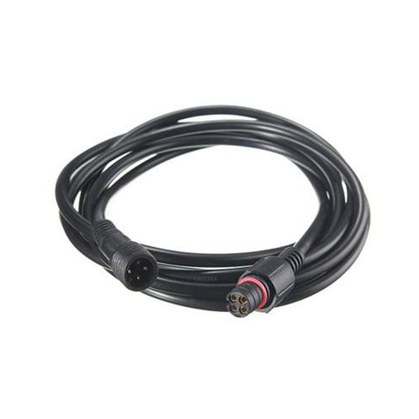 100шт 4-контактный кабель 2М 6.56 FT светодиодная лента удлинительный кабель мужской женский водонепроницаемый электрический провод разъем Бесплатная доставка