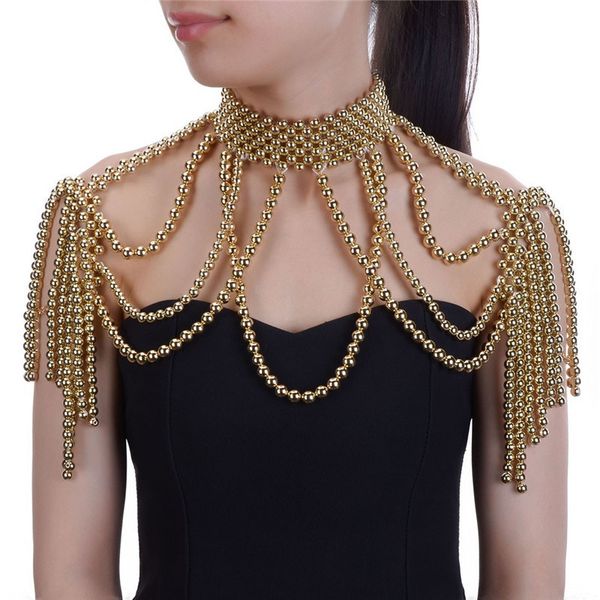 Hot Fashion Women/'s Pearl Necklace Jewelry Pendant Statement Pearl Bib