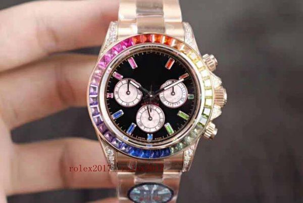 

2019 men luxury bl 40mm 116595 watche wi cal 4130 chronograph movement automatic watche