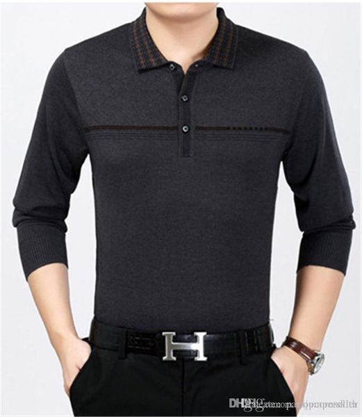 

mens designer sweater autumn casual long sleeved lapel close fitting knitted clothing designer luxury fashion sweatshirt, White;black