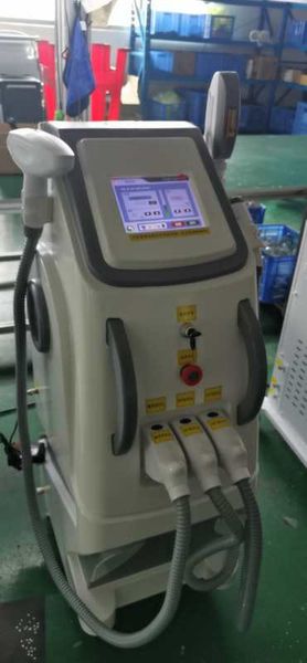 

360 magnetic hair removal opt shr laser+rf+pico hair tatto removal ans rf 3000w+1200w 300000s main board, Black