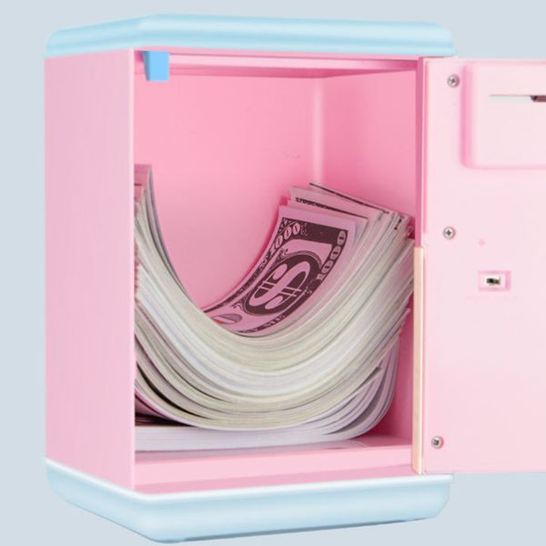

electronic piggy bank mini atm coin money saving box for children toys automatic fingerprint open