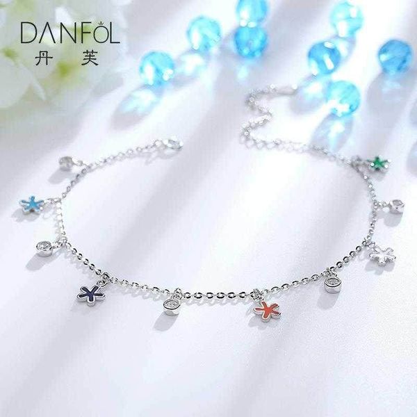 

2109 new anklet girls sterling silver korean version of the simple personality smaller design--nie xiaoqian anklet anklet, Red;blue