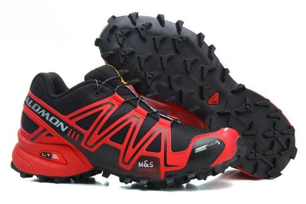 

New Arrival 1Salomon Speed Cross 3 CS III Running Shoes Black Silver Red Pink Blue Women Outdoor Speedcross 3S Hiking Sports Sneakers 36-46