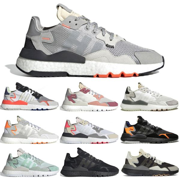 

тройной черный nite jogger 3m светоотражающие кроссовки для мужчин женщины обувь белый розовый след ключевых черный мужчины женщины спортивн