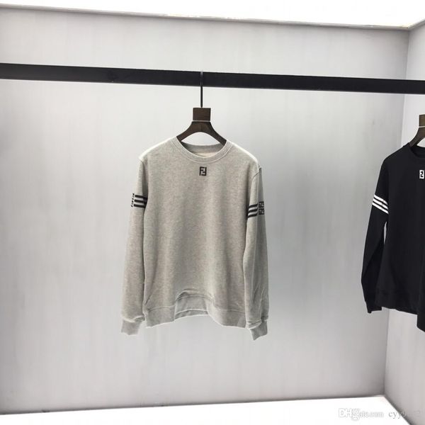 

new famous autumn designer sports sanitary clothes with men and women's hoodies, zipper sanitary clothes, printed logo cotton 010, Black