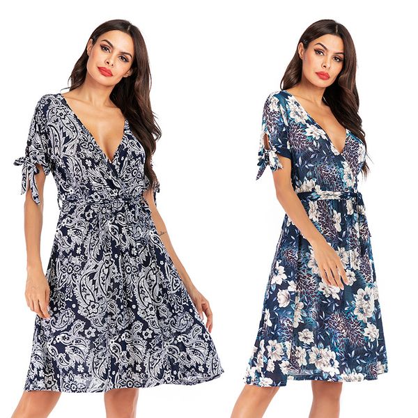 

v neck vestidos women long sleeve flounce beach dress, White;black