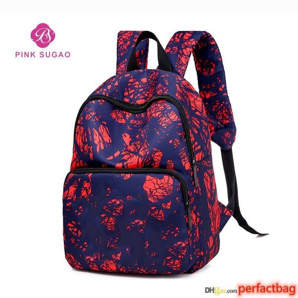 

pink sugao designer backpack sport men and women school backpack new style 2019 adprint letter book bag school shoulder bag purse