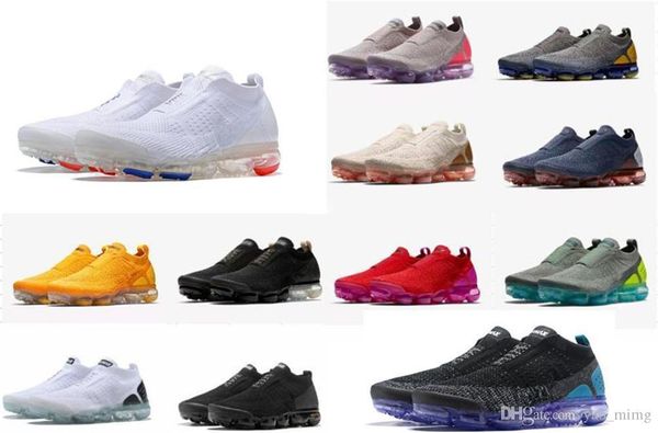 

2020 moc 2 releasing mens laceless multicolor triple black running shoes for women moc 2.0 sneakers sports trainers racer shoe