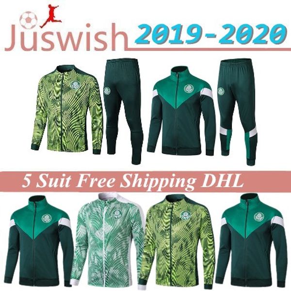 

palmeiras autumn winter palmeiras soccer tracksuit long sleeve training suit 2019 2020 football jacket pants dudu borja jersey uniform kit, Black;red
