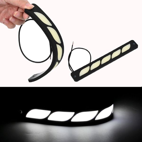 

2x white led car daytime running lights driving bulbs daylight 12v car fog light a19