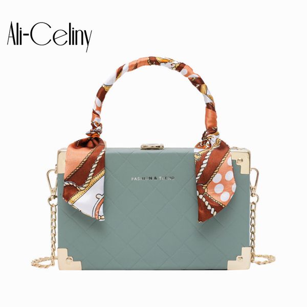 

original design women's bag 2020 new fashion joker rhombic chain shoulder messenger bag square