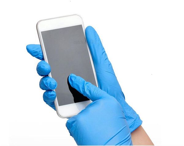 

pcs wear resistance nitrile disposable gloves food testing household cleaning 100pcs washing gloves static gloves qa