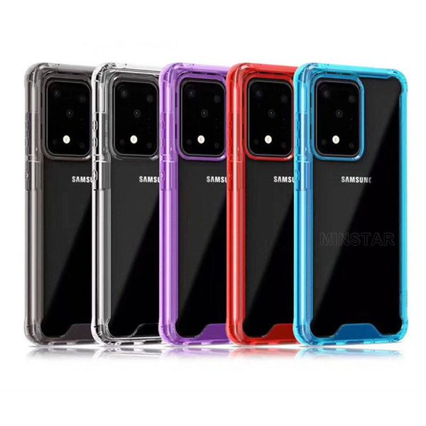 

crystal clear acrylic case for iphone x xs xr 11 pro max galaxy note 10 s20 ultra p30 pro lite