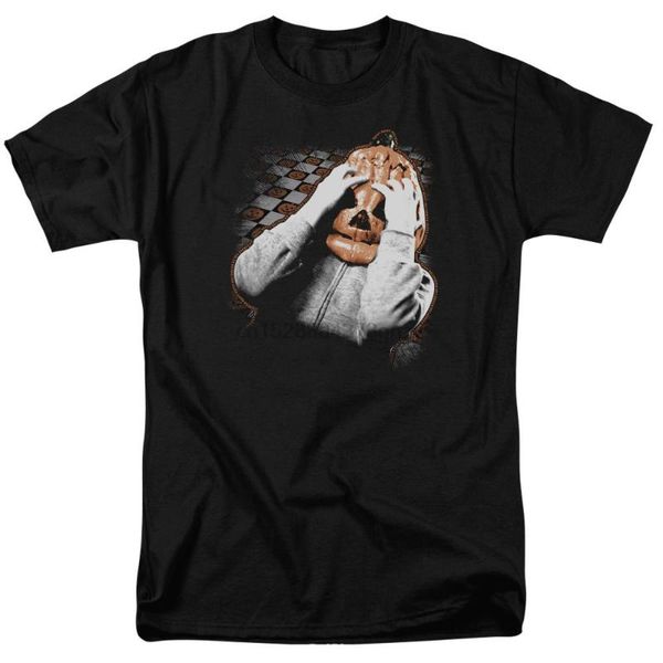 

halloween iii pumpkin mask t shirt sizes t shirt 100% cotton print 2019 fashion men, White;black