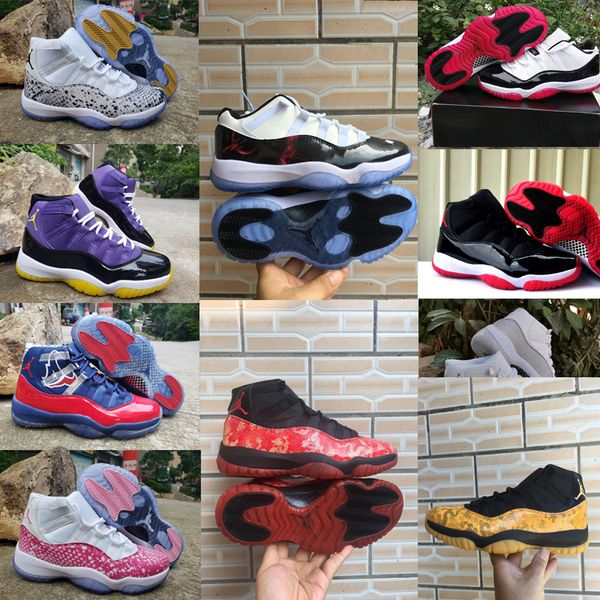 

2020 aj box arrival retro michael air nakeskin jordan 11 men scarpe travis scott women basketball outdoor shoes