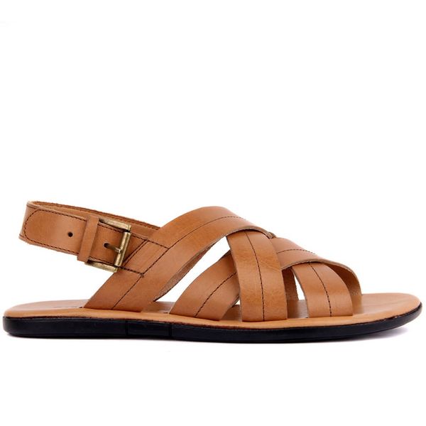 

Sail Lakers-Tan Leather Men 'S Sandals