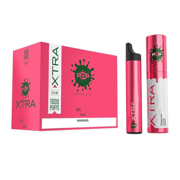 

Xtra Puff Bar Vape Pen Одноразовые Бобы устройства Предварительно заполненный Стик Стиль 8 цветов E сигареты 550mAh батарея 3,2 мл картридж