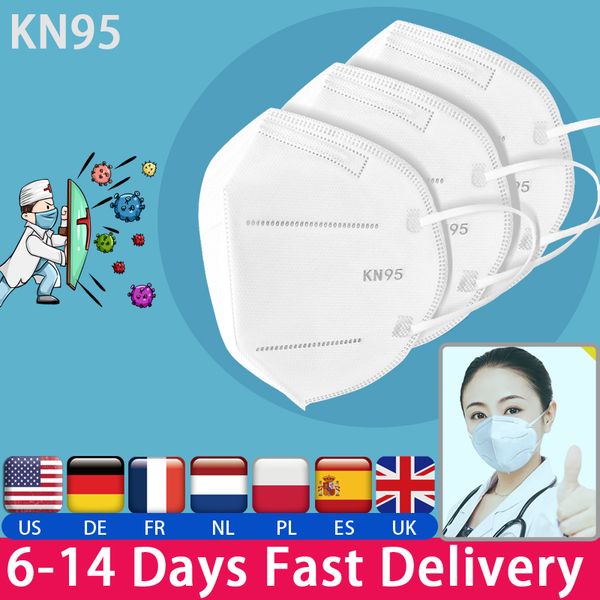

dhl/ups/fedex 200pcs public essential kn95/disposable dustproof breathable face mask n95 mask 95% filtration efficiency ce certified mask