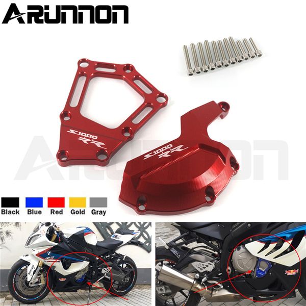 

for s1000 rr 42 k46 2009-2017 motorcycle cnc aluminum engine stator starter cover frame slider protector s1000rr