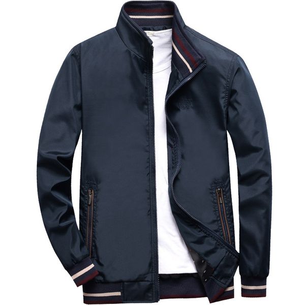 

jacket mens autumn winter casual fashion pure color plus size zipper outdoor sport coat m-4xl chaqueta hombre veste homme autumn, Black;brown