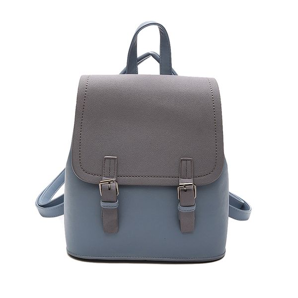 

brand backpack women backpacks fashion small school bags for girls black scrub pu leather female backpack sac a dos 2019