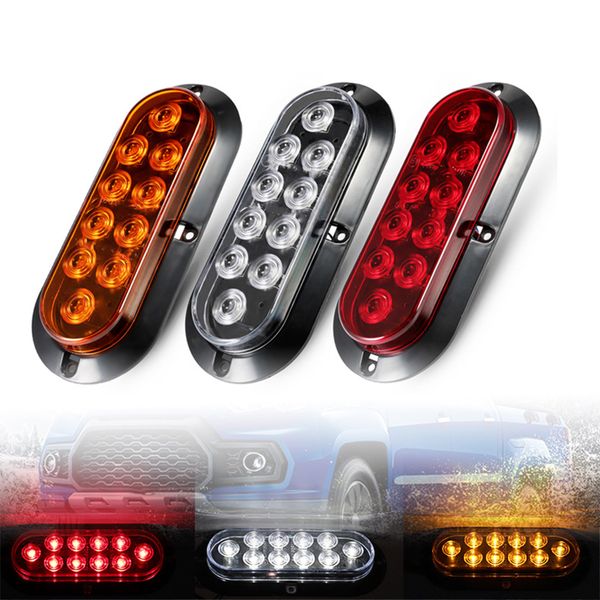 

1 пара 12v led грузовик прицеп задний фонарь сборки стоп стоп-сигнал водонепроницаемый задние фонари для автомобилей прицеп грузовик освещен