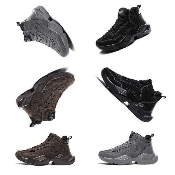 

men women outdoor shoes triple grey black brown keep warm comfortable trainer designer sneakers size 39-44