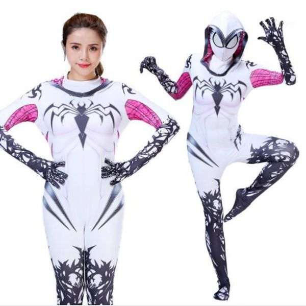 

start womens festival designer jumpsuits casual apparel halloween cosplay theme costume avengers fashion spider style movie, Black;red