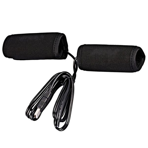 

usb heated grips handle handlebar warmer overgrips removable for motorcycle 2pcs