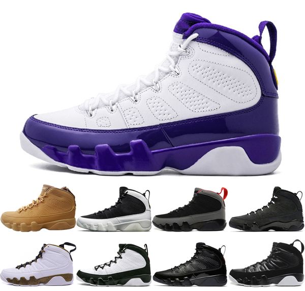

Cheap Top 9s Lakers PE Basketball Shoes Bred OG space jam LA Oreo 9 Black white 2010 RELEASE The Spirit Anthracite Men Sneakers