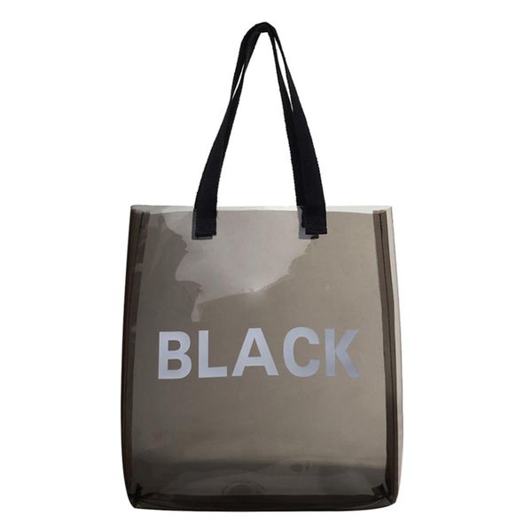 

transparent jelly bags pvc shopping totes women shoulder bag beach travel handbags sac a dos bolsas feminina mujer sac a main