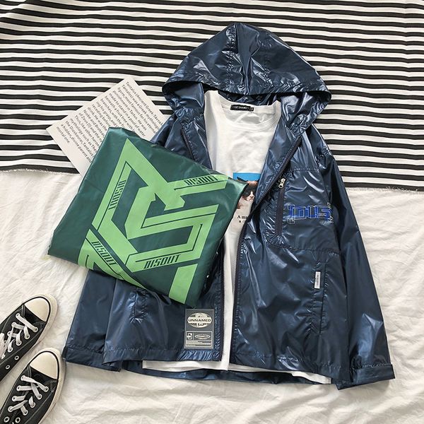 

iidossan casual hip hop coats mens reflective jackets men fashion streatwear women clothes windbreaker 2020 spring/autumn, Black;brown