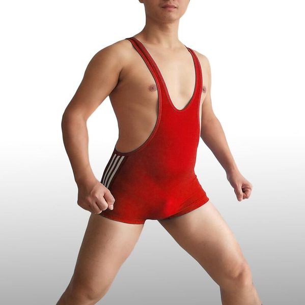 

badiace low cut thigh custom mens wrestling singlet professional weight lifting gym outfit man one piece swimwear