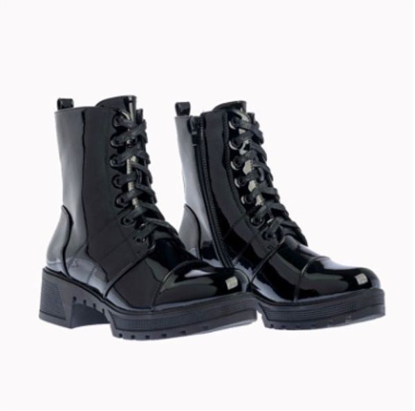 

boots for women lace up pu leather shoes gladiator fashion luxury shoes women designers booties botas mujer invierno d68, Black