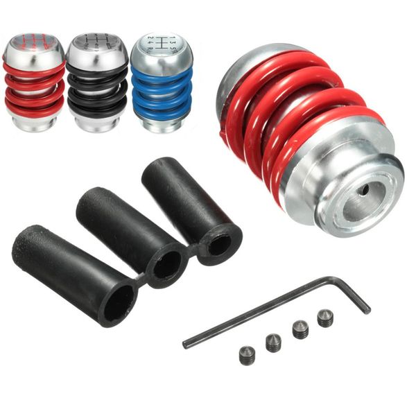 

spring 5 speed universal manual car gear shift knob lever stick shifter knob head cover
