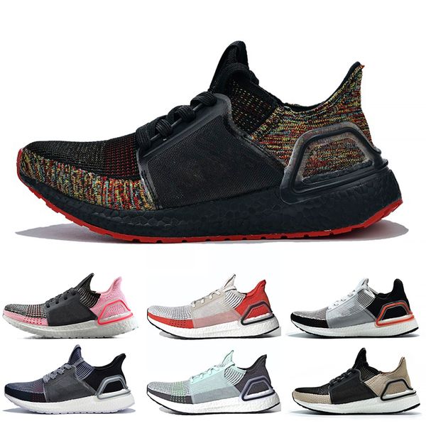 

wholesale knit ultraboost 19 women mens running shoes mutil colors game of thrones ultraboost black white red green fashion sports shoes