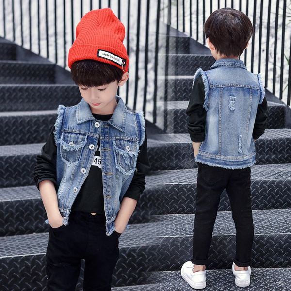 

in the autumn of 2020 boys' fashionable jeans in the autumn of vest 2020 boys' fashionable jeans vest, Camo