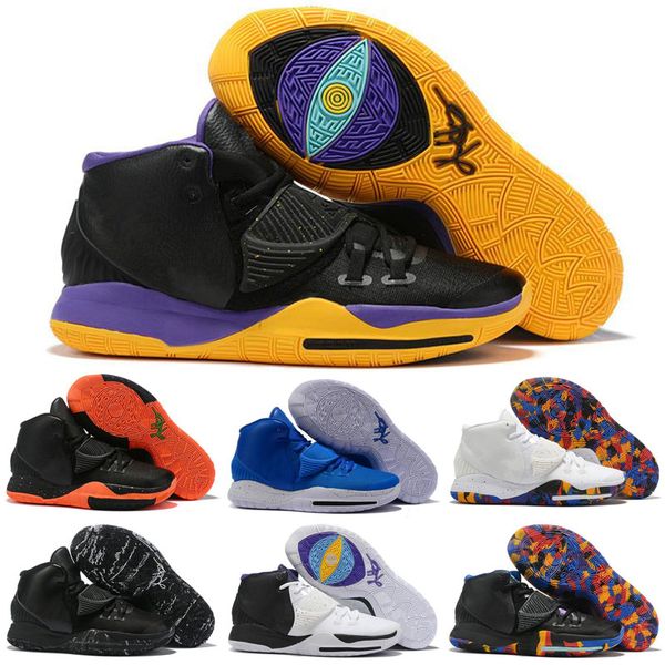 Compre 2019 New Kyrie 6 6s Triple Black Gold Red Niños Zapatillas De Baloncesto Para Hombre Esponja Irving 5 Kyrie 6 Graffiti Men Sports Bob Sneakers Kyrie 6 Zapatillas de baloncesto