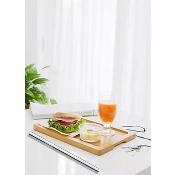 

11pcs нержавеющей стали бар стро kit питьевая портативный с cleaning brush изогнутая многоразовые партия кухня главная коктейль лонг