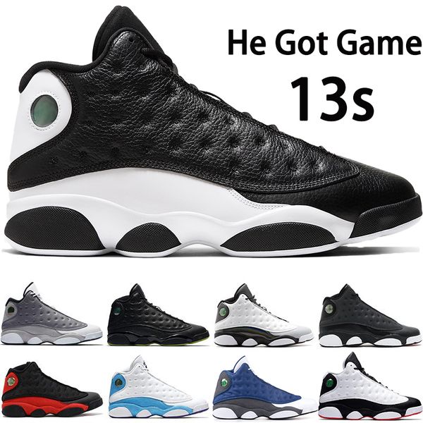 

new reverse he got game 13 13s men basketball shoes mens cap and gown bred he got game sneakers boots us 7-13