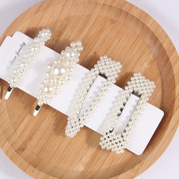 

Fa hion pearl women hair clip women hairpin girl nap metal hair clip pin for hair clamp tick barrette ornament acce orie 03