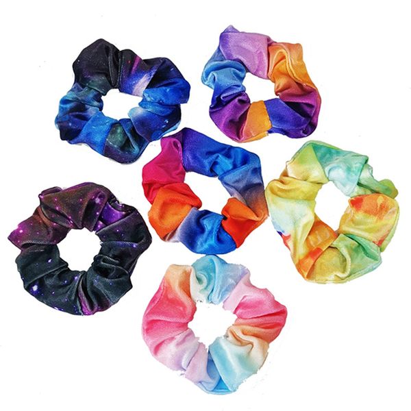 

120pcs / серия diy несколько lyphard melody резинка цвет картина большого bands кишка инструменты для укладки волос аксессуаров ha1611, Brown