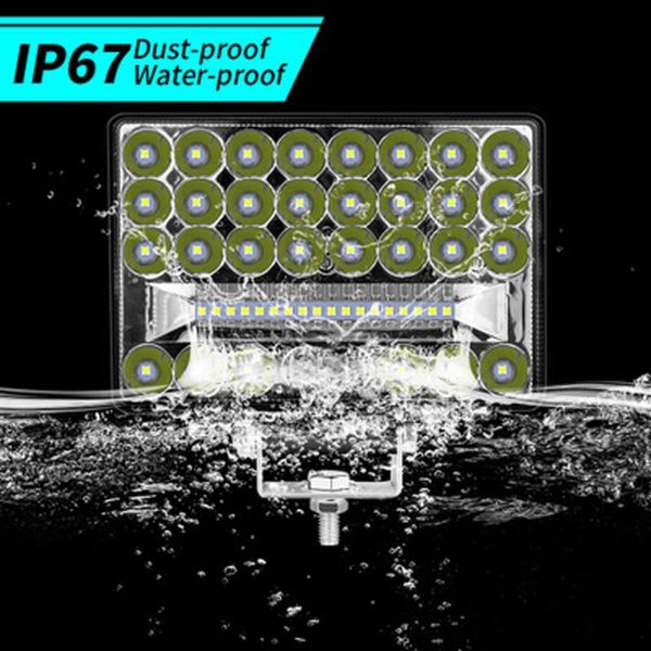 

6000k led work lights white 6000lm waterproof 144w driving car truck tractor vehicle