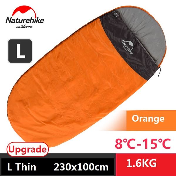 

naturehike upgraded ultralight camping sleeping bag spring/summer/fall/winter envelope hooded outdoor cotton sleeping bag