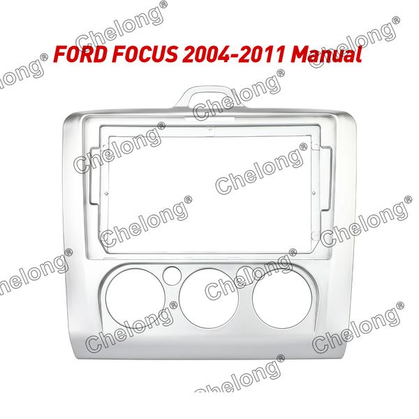 

2din car dashboard frame fit for focus 2004-2011 car dvd gps dash panel kit mounting frame trim fascias