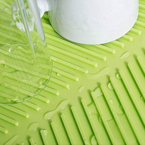 

professionalsilicone блюдо сушка мат flume складные слив мат, прямоугольник drain мат сушки посуды pad жаростойкий non-slip tr