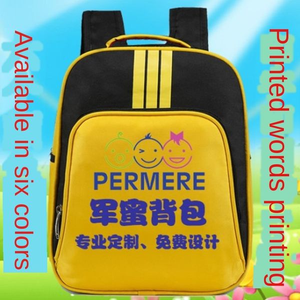 

rqzbe kindergarten schoolbag printed children's cartoon student advertising kindergarten schoolbag printed children's cartoon back
